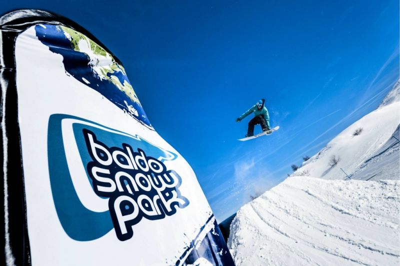 Snowboard sul Baldo