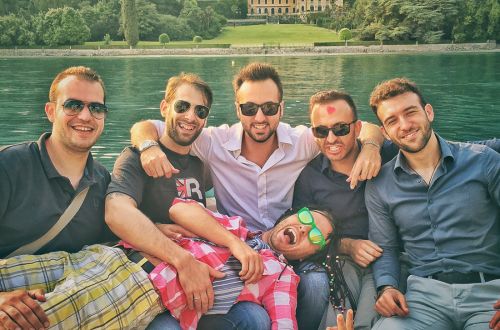 Jungesellenabschied im Boot: Fest auf dem Gardasee
